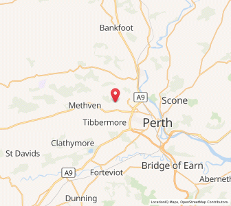 Map of Almondbank, ScotlandScotland