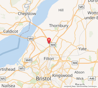 Map of Almondsbury, EnglandEngland