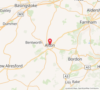 Map of Alton, EnglandEngland