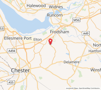 Map of Alvanley, EnglandEngland