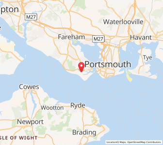 Map of Alverstoke, EnglandEngland