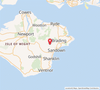 Map of Alverstone, EnglandEngland