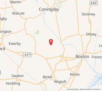 Map of Amber Hill, EnglandEngland