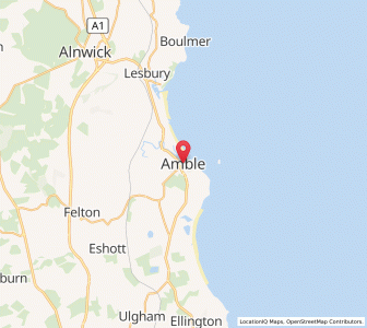 Map of Amble, EnglandEngland