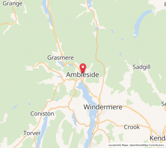 Map of Ambleside, EnglandEngland