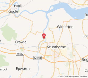 Map of Amcotts, EnglandEngland