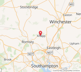 Map of Ampfield, EnglandEngland