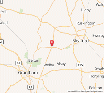 Map of Ancaster, EnglandEngland