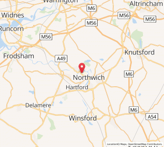 Map of Anderton, EnglandEngland