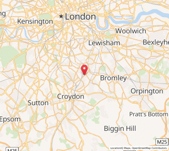 Map of Anerley, EnglandEngland