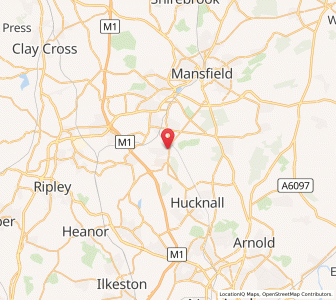Map of Annesley, EnglandEngland