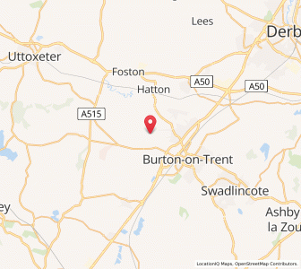 Map of Anslow, EnglandEngland