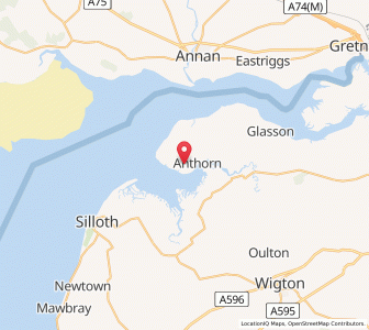 Map of Anthorn, EnglandEngland