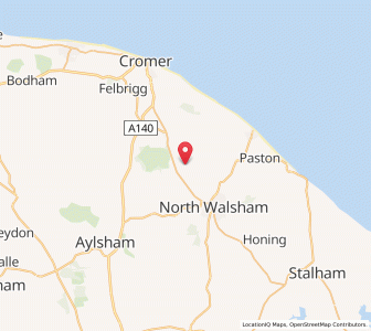 Map of Antingham, EnglandEngland