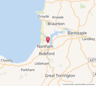 Map of Appledore, EnglandEngland