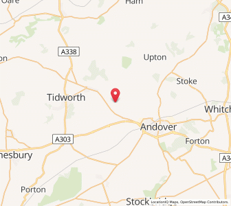 Map of Appleshaw, EnglandEngland