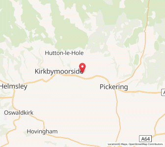 Map of Appleton le Moors, EnglandEngland