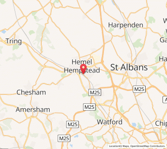 Map of Apsley, EnglandEngland