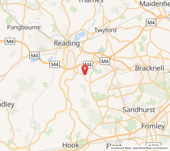 Map of Arborfield, EnglandEngland