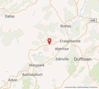 Map of Archiestown, ScotlandScotland