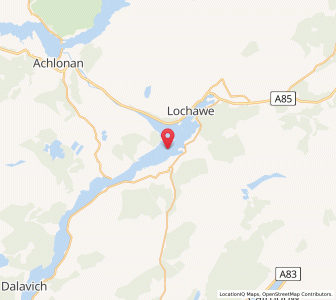 Map of Ardanaiseig, ScotlandScotland