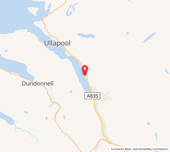 Map of Ardcharnich, ScotlandScotland