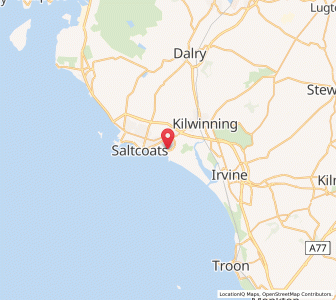 Map of Ardeer Square, ScotlandScotland
