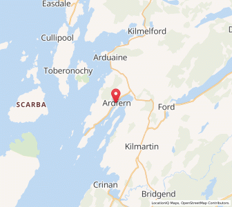Map of Ardfern, ScotlandScotland