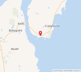 Map of Ardfin, ScotlandScotland