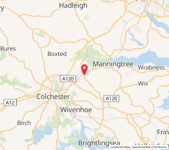 Map of Ardleigh, EnglandEngland
