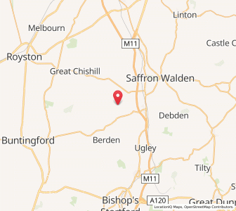 Map of Arkesden, EnglandEngland