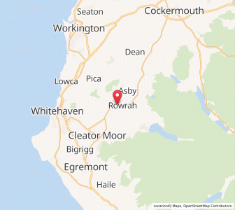 Map of Arlecdon, EnglandEngland