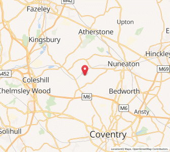 Map of Arley, EnglandEngland