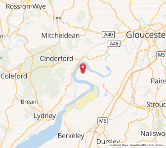 Map of Arlingham, EnglandEngland
