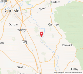 Map of Armathwaite, EnglandEngland