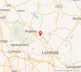 Map of Armitage, EnglandEngland