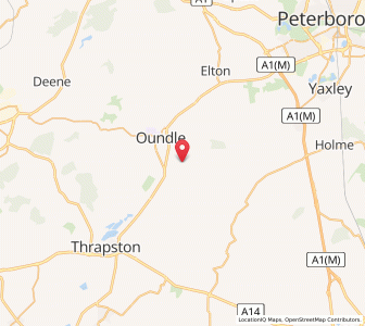 Map of Armston, EnglandEngland