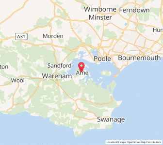 Map of Arne, EnglandEngland
