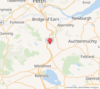 Map of Arngask, ScotlandScotland