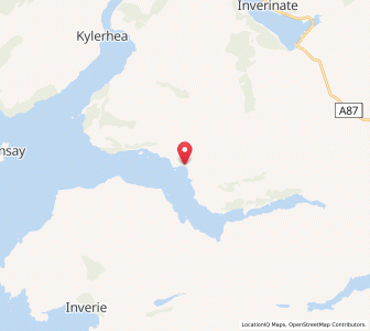 Map of Arnisdale, ScotlandScotland