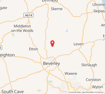 Map of Arram, EnglandEngland