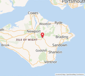 Map of Arreton, EnglandEngland