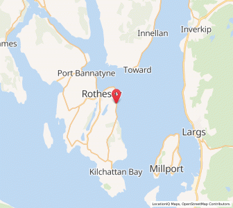 Map of Ascog, ScotlandScotland