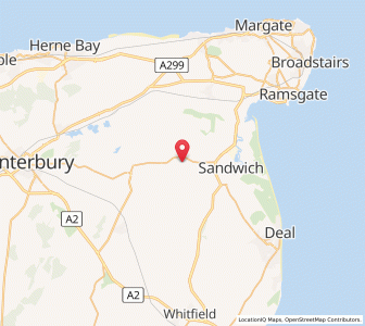 Map of Ash, EnglandEngland