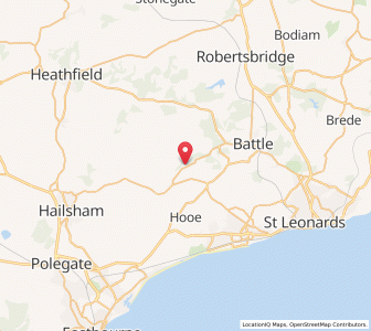 Map of Ashburnham, EnglandEngland