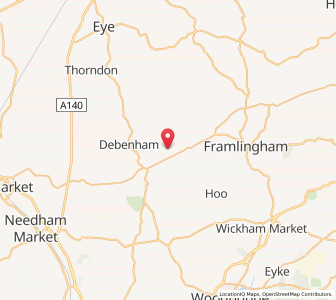 Map of Ashfield, EnglandEngland
