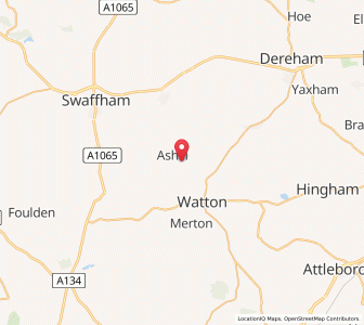 Map of Ashill, EnglandEngland