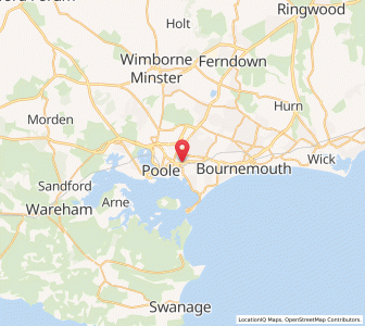 Map of Ashley Cross, EnglandEngland