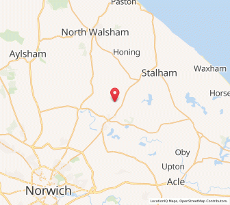 Map of Ashmanhaugh, EnglandEngland