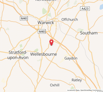 Map of Ashorne, EnglandEngland